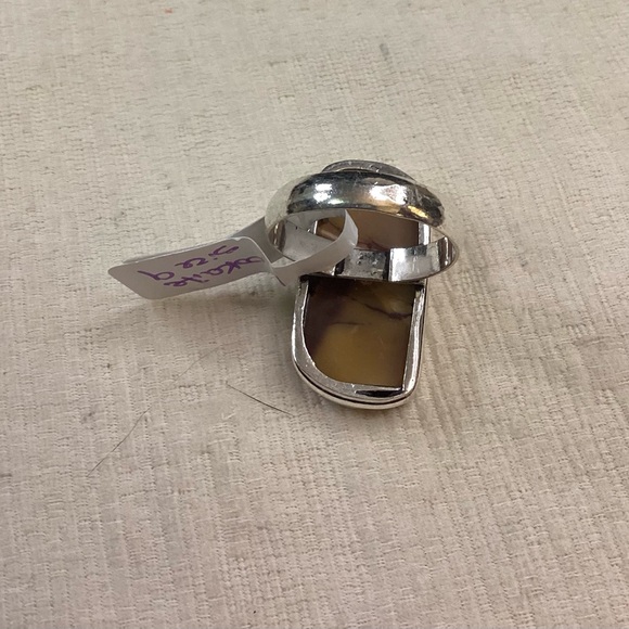 🚨Elegant Mookaite Stone Inlay Ring - Picture 5 of 5